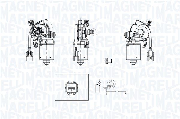 motor stergator MAGNETI MARELLI 064379000010