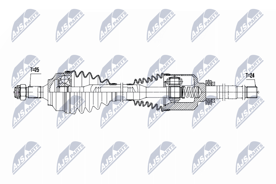 Wał napędowy NTY NPW-CT-161