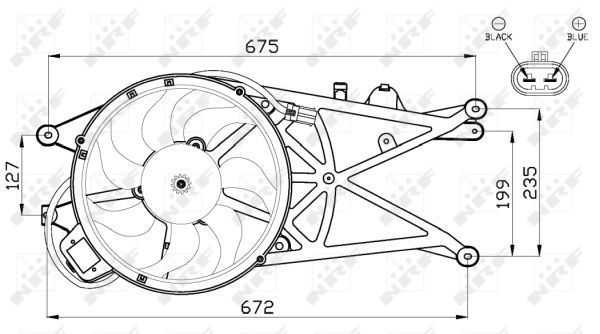 Ventilateur, refroidissement du moteur