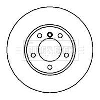 Tarcza hamulcowa BORG & BECK BBD4067