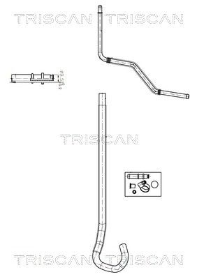 Wąż hydrauliczny, system kierowania TRISCAN 851616033