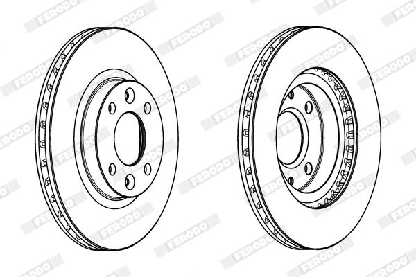Tarcza hamulcowa FERODO DDF2327