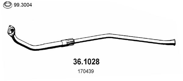 Rura wydechowa ASSO 36.1028