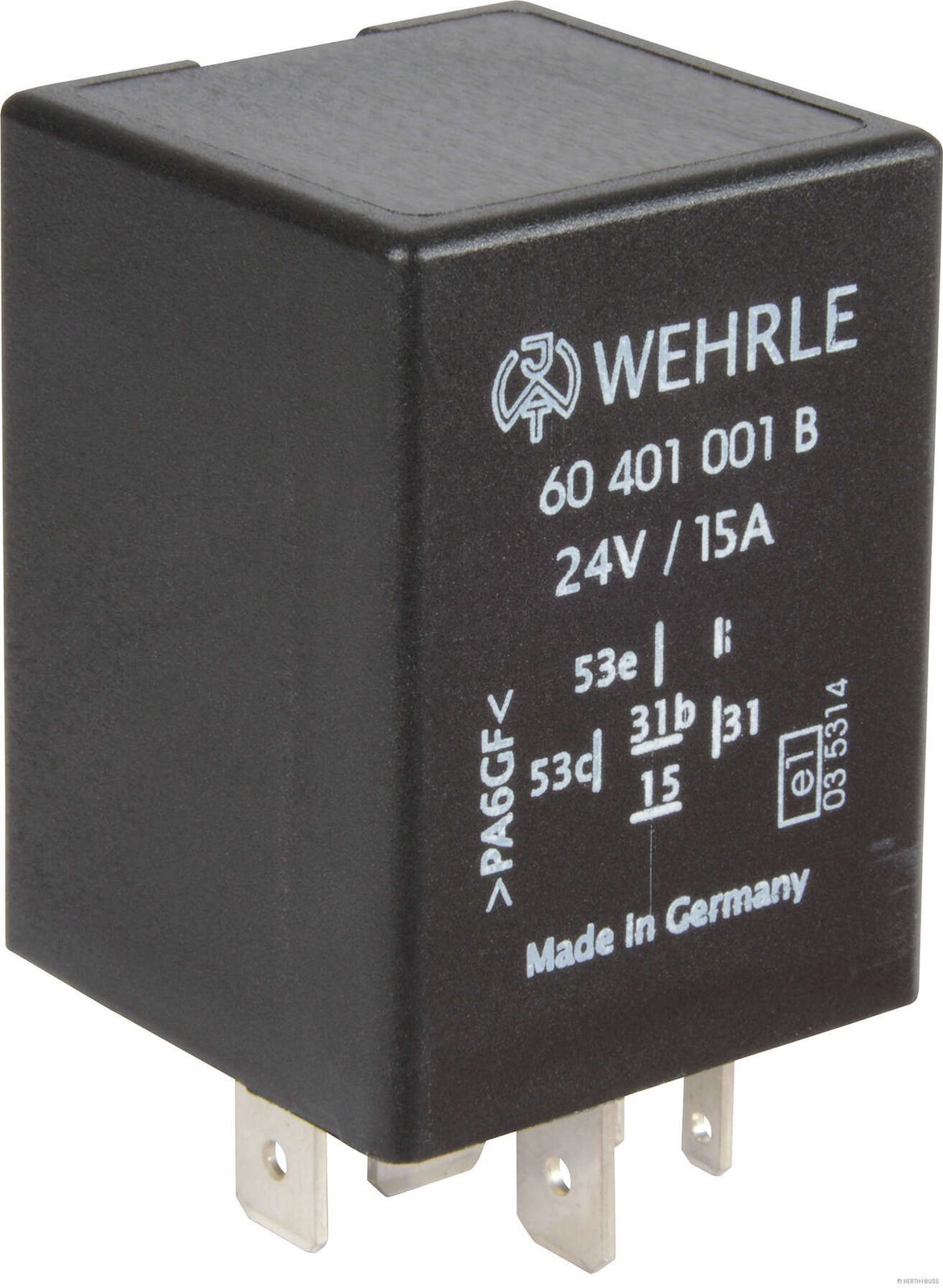 Releu, temporizare stergator parbriz HERTH+BUSS ELPARTS 75614013