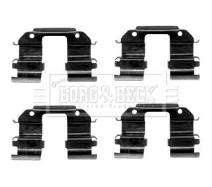 Zestaw akcesoriów, klocki hamulcowe BORG & BECK BBK1233