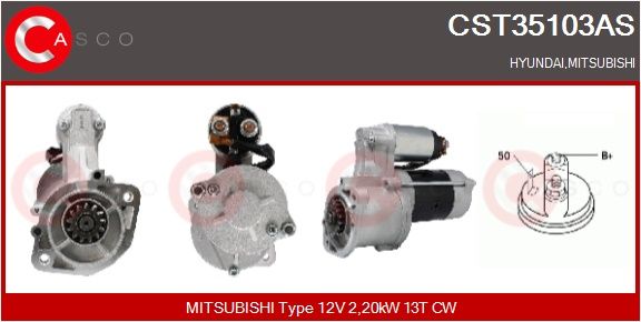 Levně Startér CASCO CST35103AS
