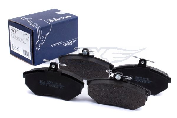 Levně Sada brzdových destiček, kotoučová brzda TOMEX Brakes 10-11