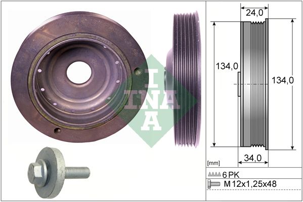 Zestaw koła pasowego, wał korbowy SCHAEFFLER INA 544009120