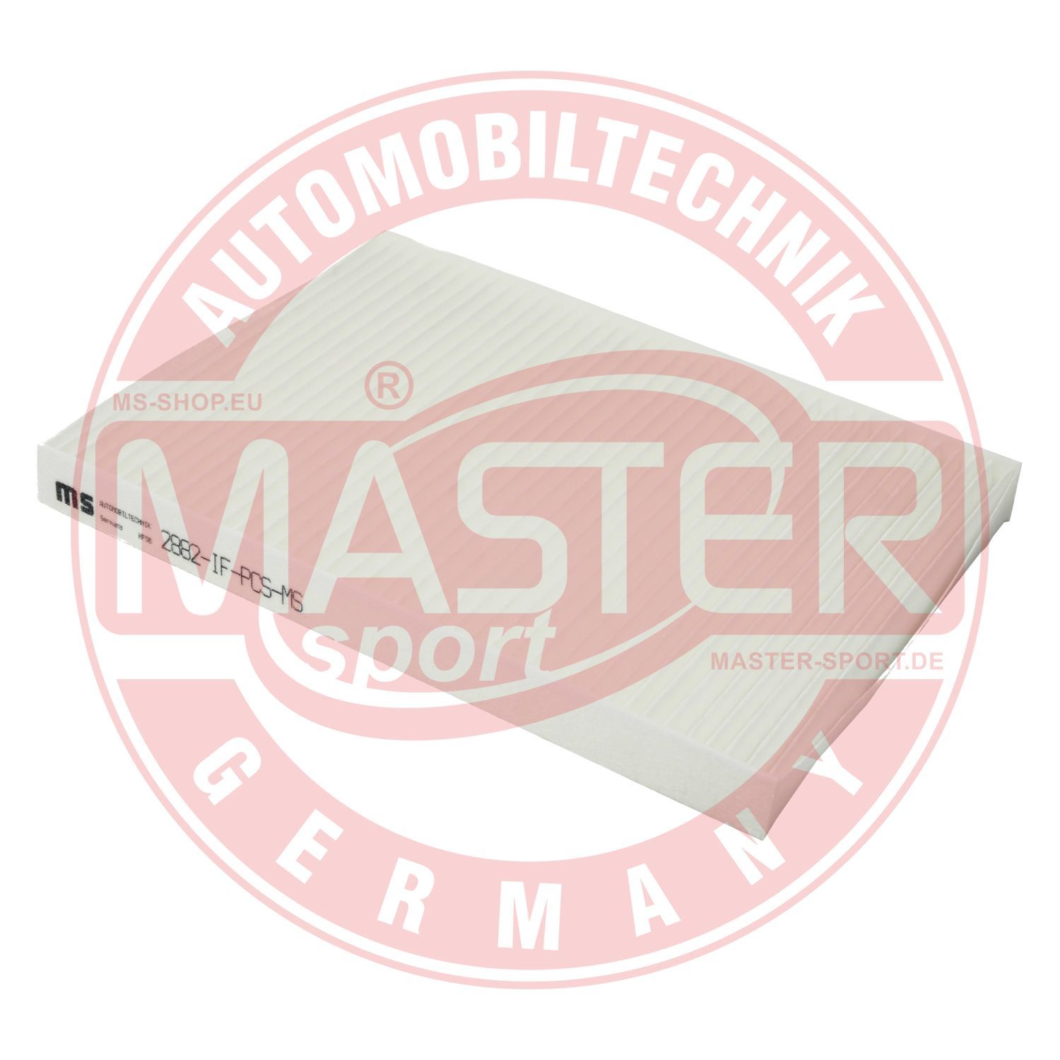 Filtr, wentylacja przestrzeni pasażerskiej MASTER-SPORT GERMANY 2882-IF-PCS-MS