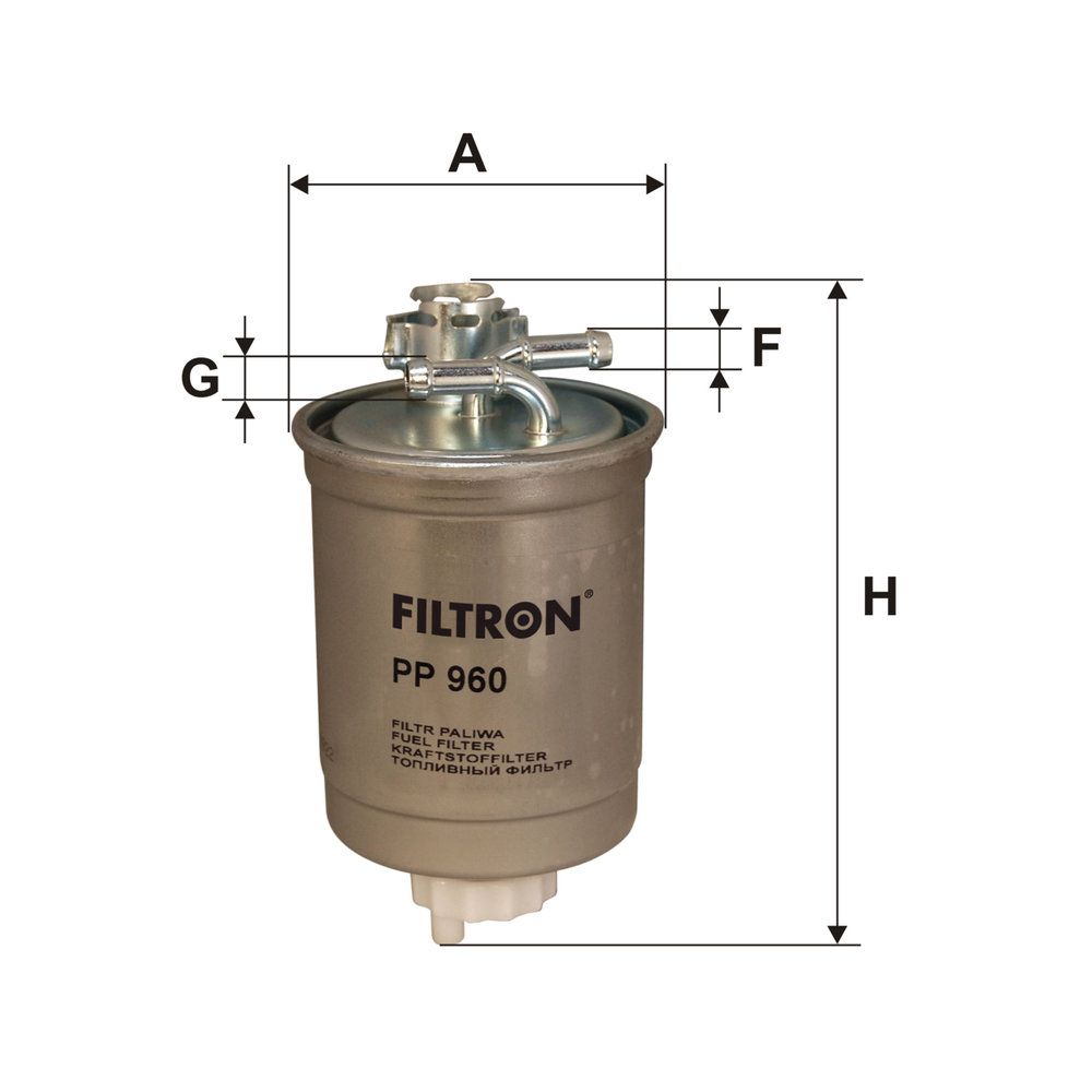 Levně Palivový filtr FILTRON PP 960