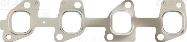 Těsnění, kolektor výfukových plynů GLASER X82351-01