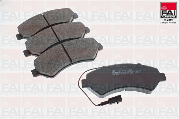 Zestaw klocków hamulcowych, hamulce tarczowe FAI AUTOPARTS BP357