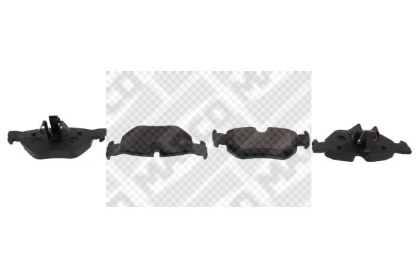 Zestaw klocków hamulcowych, hamulce tarczowe MAPCO 6813