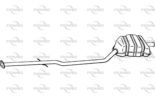 Tłumik końcowy FENNO P3080