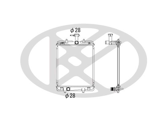 Radiator, racire motor KOYORAD PL011955