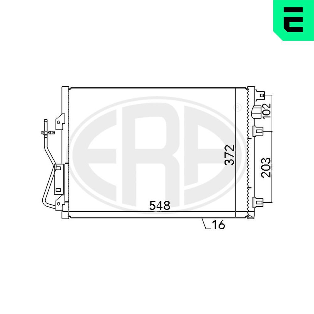 Condensator, climatizare ERA 667038