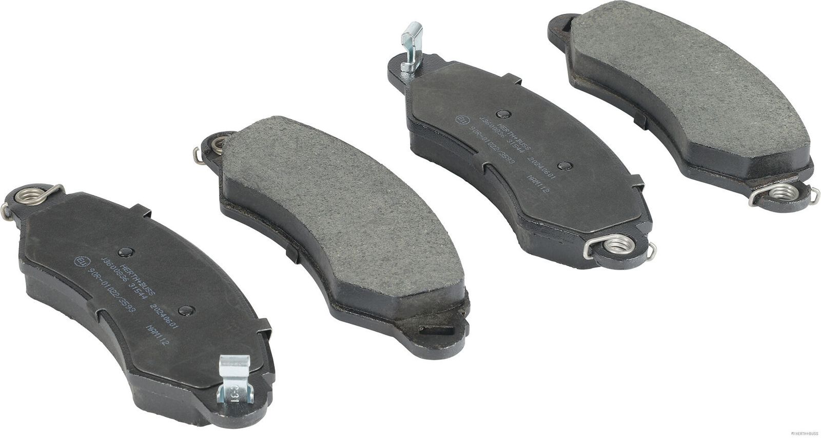 set placute frana,frana disc HERTH+BUSS JAKOPARTS J3600836