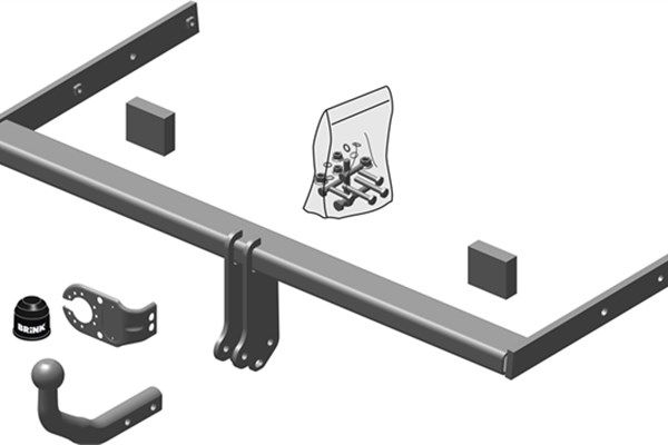 Zestaw zaczepu przyczepy BRINK 510800