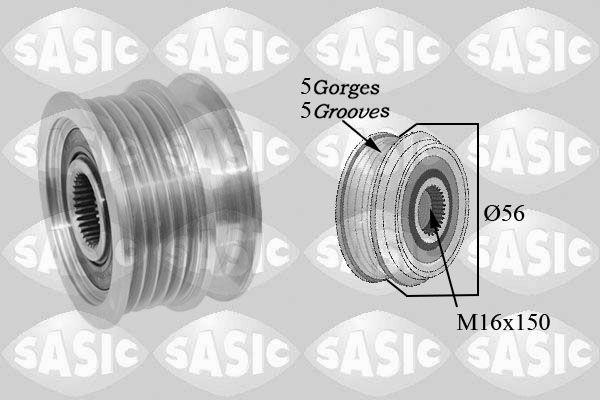 Alternator - sprzęgło jednokierunkowe SASIC 1674006