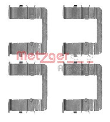 Set accesorii, placute frana METZGER 109-1744
