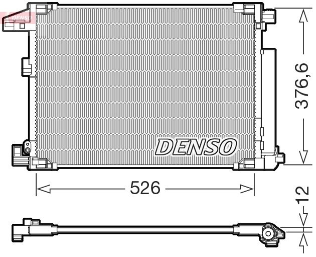 Condensator, climatizare DENSO DCN50064