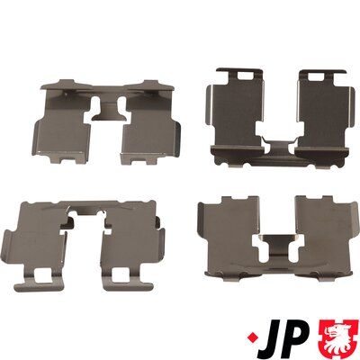 Set accesorii, placute frana JP Group 4864004210