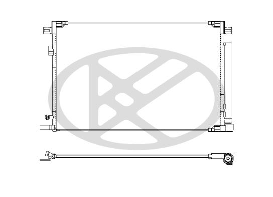 Condensator, climatizare KOYORAD CD011150