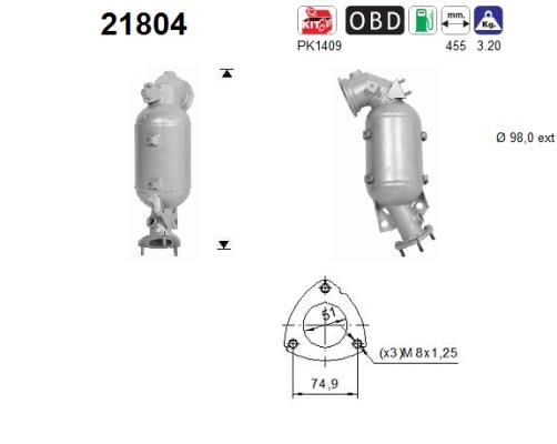 Katalizator AS 55491849