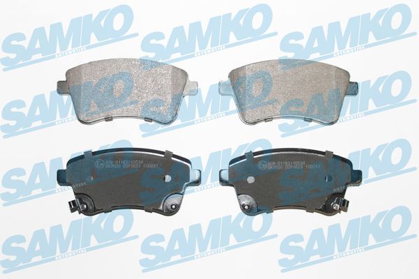 Sada brzdových destiček, kotoučová brzda SAMKO 5SP1623