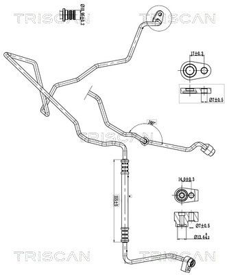 Трубопровод высокого / низкого давления, кондиционер