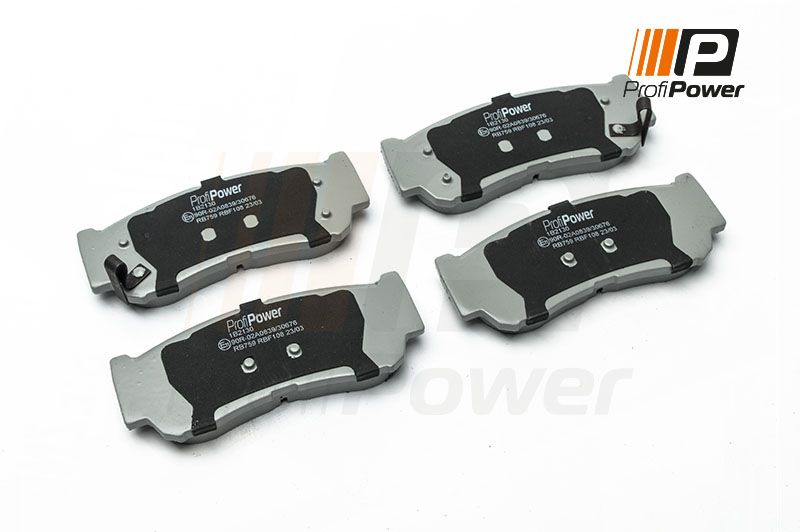 Levně Sada brzdových destiček, kotoučová brzda ProfiPower 1B2130