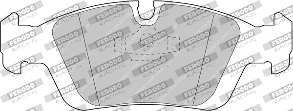 Zestaw klocków hamulcowych, hamulce tarczowe FERODO RACING FCP725H