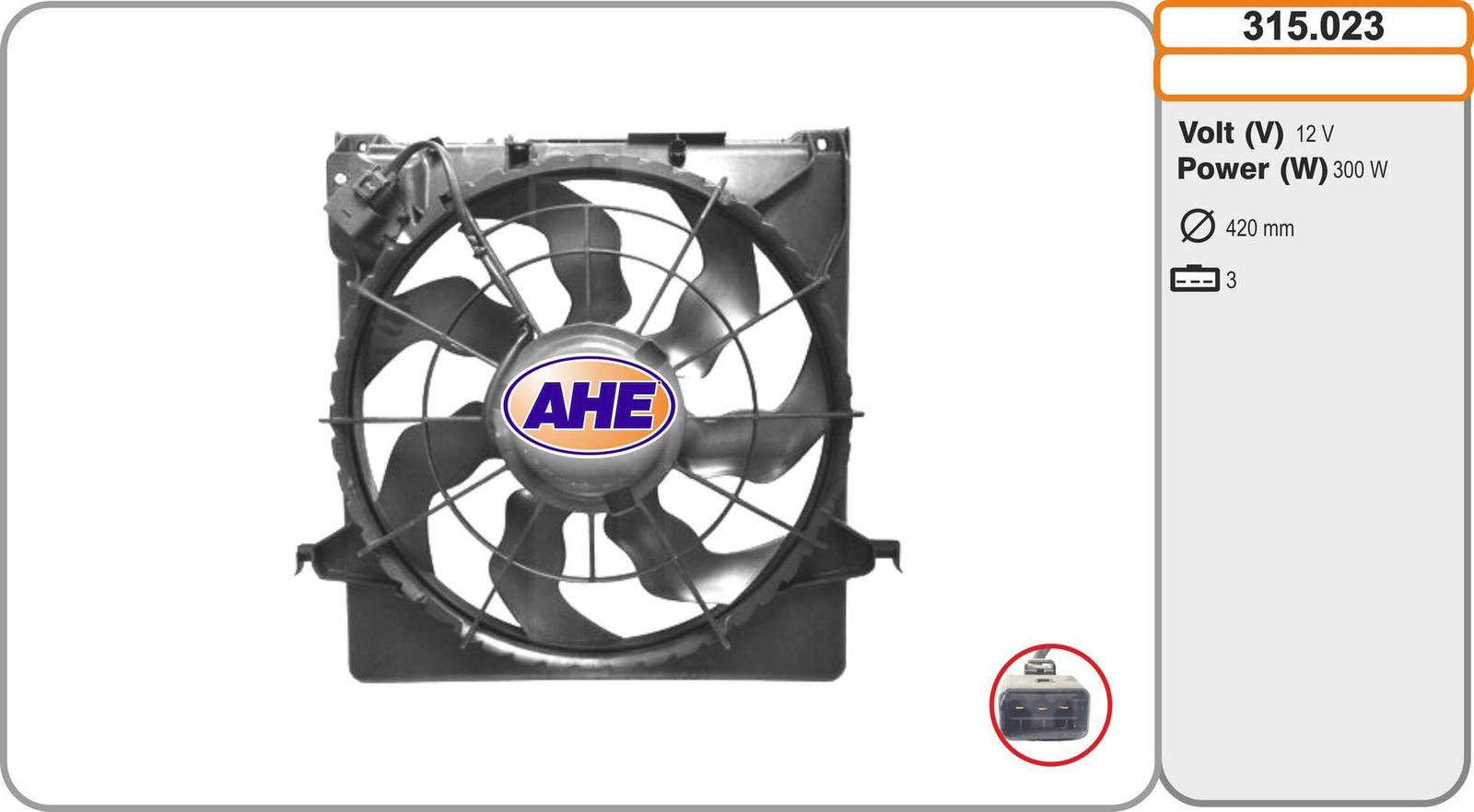 Ventilateur, refroidissement du moteur