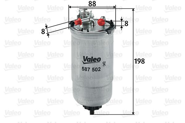 Palivový filter VALEO 587502