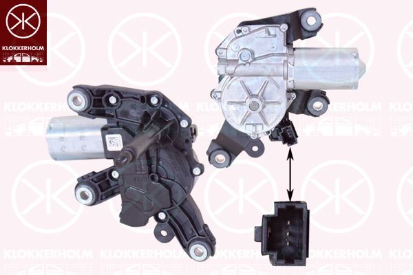 Silnik wycieraczek KLOKKERHOLM 60347170