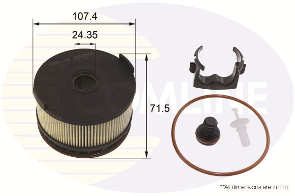 Filtr paliwa COMLINE EFF358D