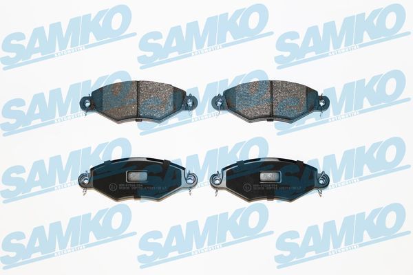 Sada brzdových destiček, kotoučová brzda SAMKO 5SP708