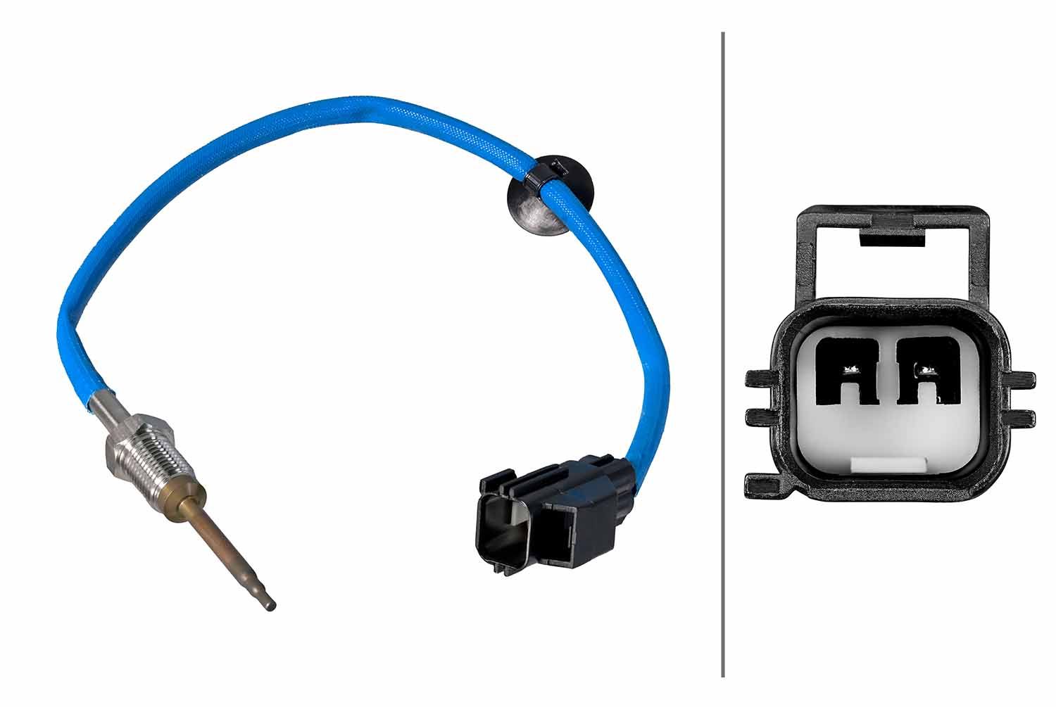 Senzor, temperatura gaze evacuare HELLA 6PT 358 226-571