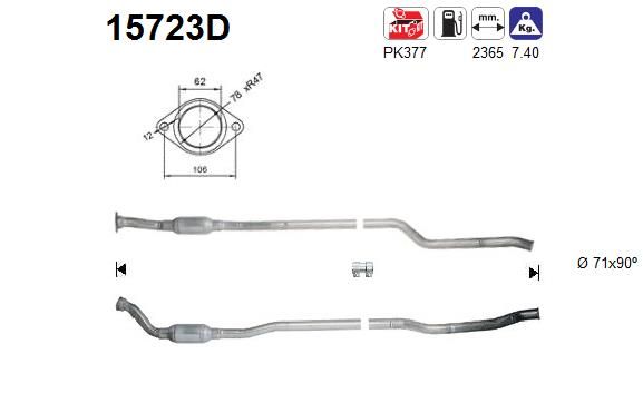 Katalizator AS 15723D