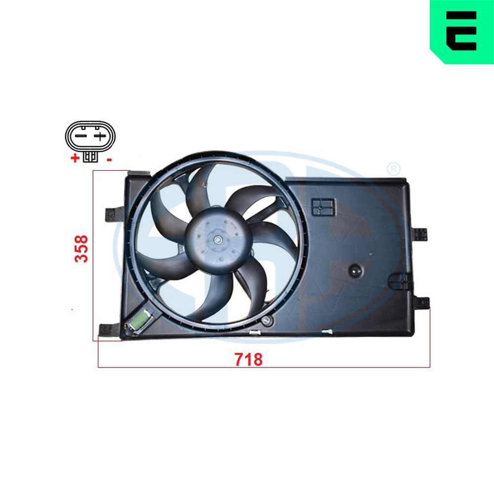 Ventilators, motora dzesēšanas sistēma