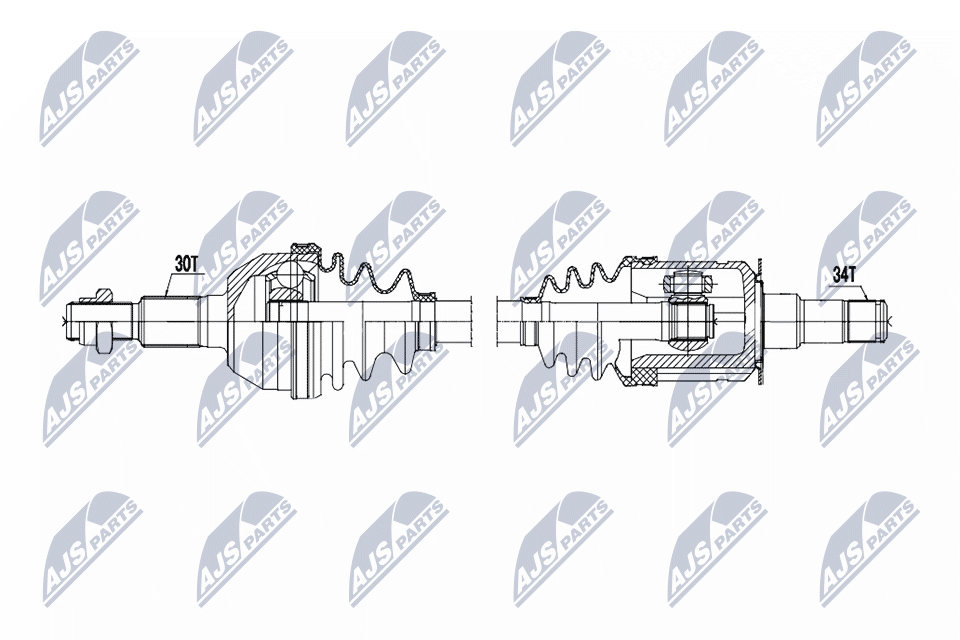 Wał napędowy NTY NPW-CH-161