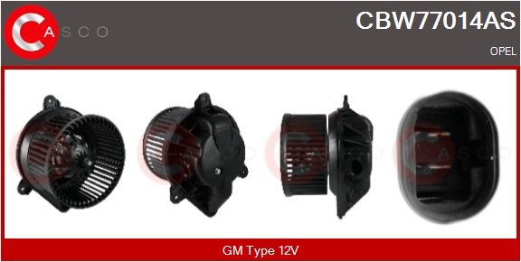 vnitřní ventilátor CASCO CBW77014AS