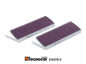 Filtr, wentylacja przestrzeni pasażerskiej TECNOCAR EA679-2