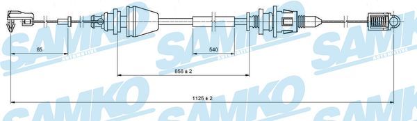 Linka gazu SAMKO C0146A