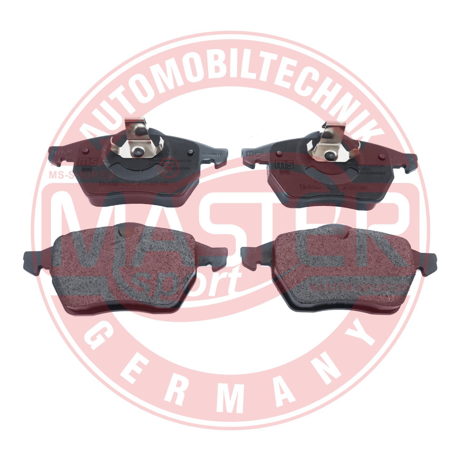Zestaw klocków hamulcowych, hamulce tarczowe MASTER-SPORT GERMANY 13046070912N-SET-MS