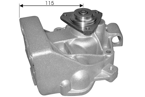 Pompe à eau, refroidissement du moteur