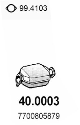 Katalizator ASSO 40.0003