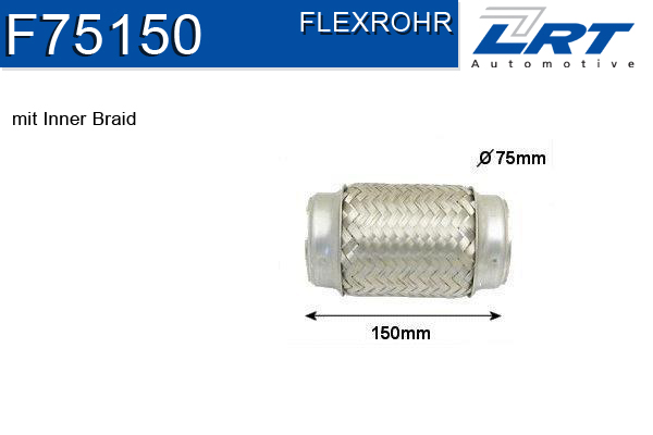 Teava flexibila, esapament LRT F75150