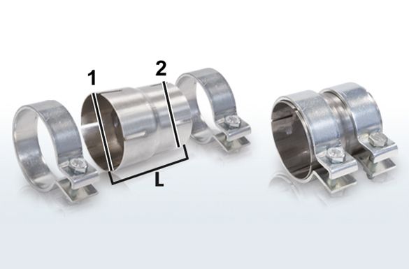 Țeavă reducție, instalație de eșapament HJS 90 60 5535