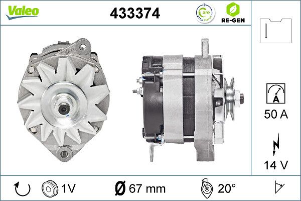 Alternator VALEO 433374